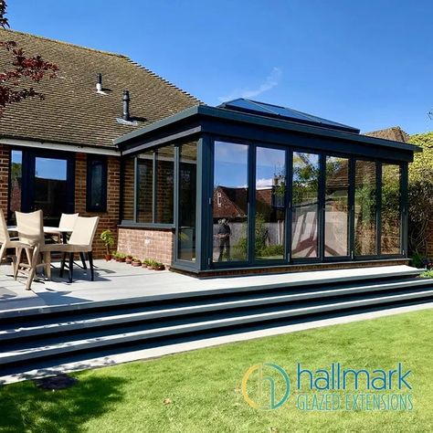 Why Choose a Bespoke Aluminium Orangery or Conservatory? Aluminium Orangery, Modern Orangery Extension, Black Conservatory, Modern Conservatory, Orangery Extension, House Extension Design, Extension Designs, House Extension, Home Organisation