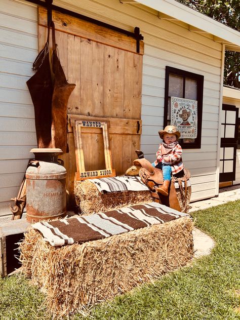 2nd Birthday Rodeo Theme, Second Birthday Rodeo, Cowboy Second Birthday Party, Rodeo Birthday Activities, My First Rodeo Birthday Food, 1st Rodeo Birthday, My First Rodeo Birthday Boy Games, Buckaroo Turning 2, First Birthday Rodeo Theme