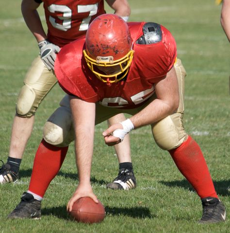 Center is a position in American football and Canadian football . The center is the innermost lineman of the offensive line on a football team's offense. The center is also the player who passes the ball between his legs to the quarterback at the start of each play. Louis Sachar, Canadian Football, Math Problem, Math Time, Love Math, Math Problems, Junior High School, Sports Training, A Football