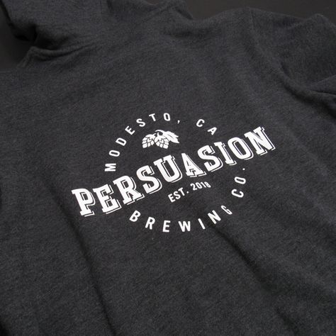 From a notepad sketch over beers stemmed a new logo design for an amazing new craft brewery in Modesto, CA. This humble, yet amazing team at Persuasion is changing the minds of people about craft beer in this region. With just the right brand elements and merchandise to get started, we congratulate this team on their extreme growth! Brewery Merchandise, Merchandise Ideas, Beer Merchandise, Brand Elements, New Logo Design, Beer Festival, Craft Brewery, New Crafts, Brewing Co