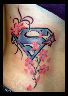 supergirl logo tattoos | tattoo idea beauti tattoo superwoman tattoos futur tattoo super girl ... Supergirl Tattoo, Nick Tattoos, Superhero Tattoos, Shane Tattoo, Supergirl Logo, Superman Tattoo, Supergirl Birthday, Superman Tattoos, Tattoo With Flowers