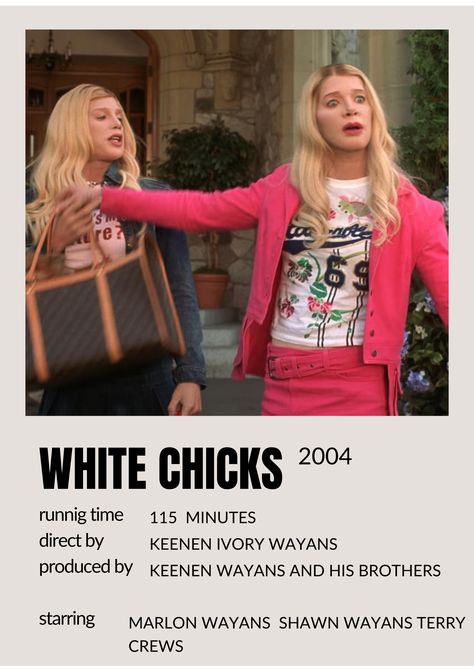 Halloween Costume Movie, Quote Movie, Movie Character Posters, Film Polaroid, Film Netflix, Iconic Movie Posters, Movie Card, Girly Movies, White Chicks