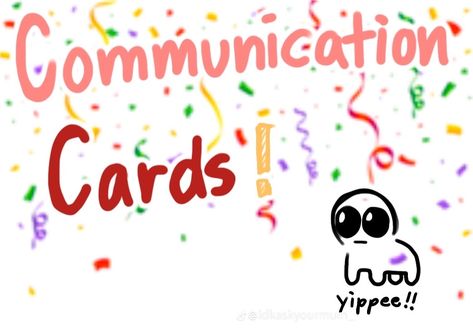 Semi Verbal, Communication Pictures, Communication Illustration, Communication Cards, Emotions Cards, Communication Board, Non Verbal, Nonverbal Communication, Im Crazy