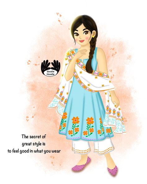 Salwar Suit Illustration, Illustration Quotes Funny, Work Motivational Quotes Funny, Girly Art Illustrations Life, Suit Illustration, Ethnic Wears, Funny Art Prints, Indian Illustration, Quirky Quotes