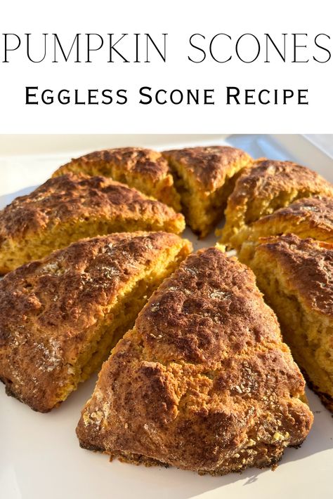 Pumpkin Scones (Eggless Scone Recipe) - Baking Rainbow Cookie Cake, Sand Tarts, Italian Rainbow Cookies, Easy Homemade Desserts, Homemade Carrot Cake, Scones Ingredients, Homemade Recipes Dessert, Pumpkin Scones, Eggless Recipes