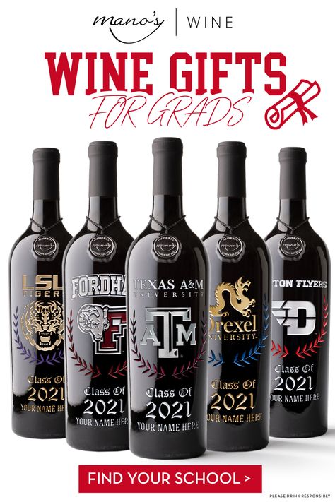 Graduation Wine Bottle Ideas, Lawyer Party, Aggie Graduation Party, Ring Dunk, Gifts For Graduates, Future Pharmacist, Custom Wine Bottles, College Acceptance, Holiday Aprons