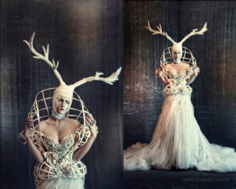 Lady of the Lake by gene ginno alducente, via Behance Michel De Montaigne, Lady Of The Lake, Sculptural Fashion, Fashion Nature, Nature Fashion, Avant Garde Fashion, Fantasy Fashion, Marie Antoinette, Mode Inspiration