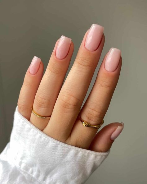 Best 2022 Short Nail Trends to Inspire You Ivory Nails, Ongles Beiges, Tan Nails, Milky Nails, Cute Nails For Fall, Nagel Tips, Beige Nails, Cream Nails, Short Nail Designs