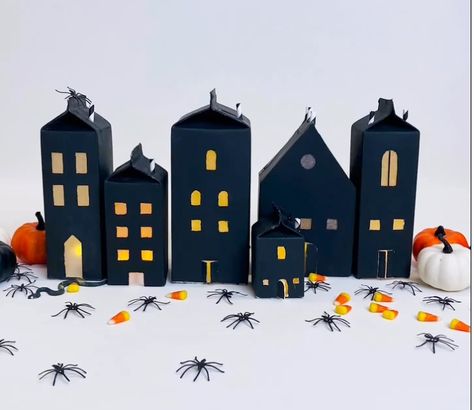 Weekend Project With Your Kids: Easy Halloween Crafts Made From Recycled Materials — super make it Eco Friendly Halloween Decorations, Recycled Halloween Decorations, Toilet Paper Tubes, Make Stuff, Halloween 3d, West Elm Kids, Easy Halloween Crafts, The Crafts, Halloween 2