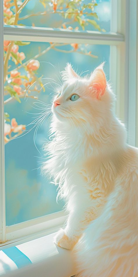 Wallpaper Gatos, Cat Phone Wallpaper, Funny Kittens, Kitten Wallpaper, Cat Images, Cat Hacks, Cute Cat Wallpaper, Cute Cats Photos, Wallpaper Images