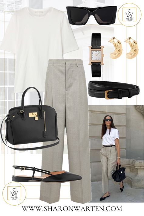 Date Night Outfit Polyvore, Effortless Chic Outfits, Classic Chic Style, Casual Work Outfits Women, Classy Work Outfits, Casual Work Outfits, Casual Chic Outfit, Office Fashion, Chic Dress