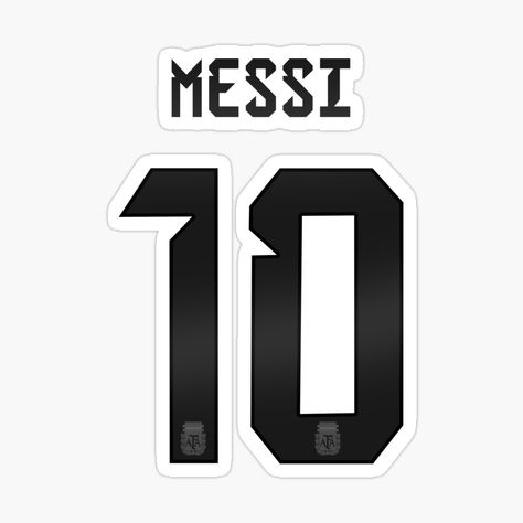 Get my art printed on awesome products. Support me at Redbubble #RBandME: https://www.redbubble.com/i/sticker/10-Lionel-Messi-Argentina-Qatar-2022-by-luchomorto/163305282.EJUG5?asc=u Sticker Messi, 2022 Sticker, Christmas Loungewear, Messi Argentina, Qatar 2022, Messi 10, Number 10, Lionel Messi, Qatar