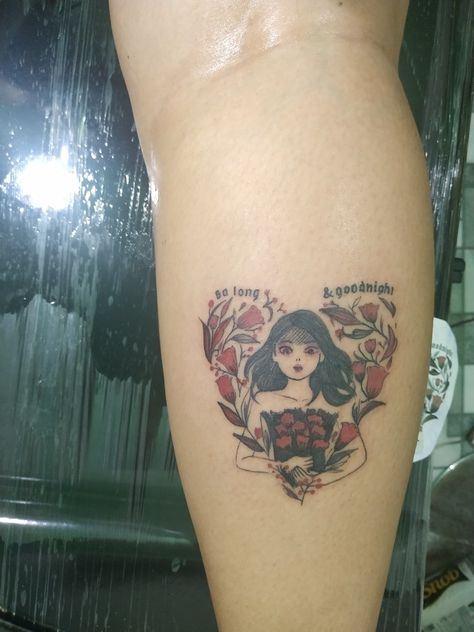 Helena Mcr Tattoo, Helena Tattoo My Chemical Romance, My Chemical Romance Tattoo, Helena My Chemical Romance, Mcr Tattoo, Romance Tattoo, Pilot Tattoo, Tattoos For Lovers, Spooky Tattoos