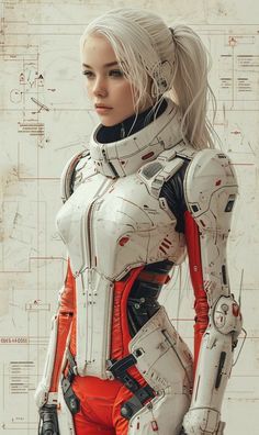 Sci Fi Aristocrat, Sci Fi Character Design Cyberpunk, Futuristic People, Cyberpunk Women, Sci Fi Girl, Cyborgs Art, Scifi Fantasy Art, Arte Alien, Hilarious Pictures