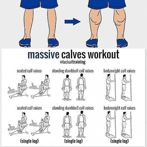 Calf Workout With Dumbbells, Calves Workout Men, Calf Exercises Men, Calf Workout For Men, Calfs Workout, Calf Workouts, Calves Workout, Calf Workout, Fitness Studio Training