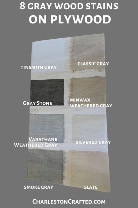 Minwax Silvered Gray Stain, Gray Wood Stain, White Wood Stain, Gray Stained Wood, Light Grey Paint Colors, Weathered Grey Stain, Black Wood Stain, Diy Wood Stain, Grey Stained Wood