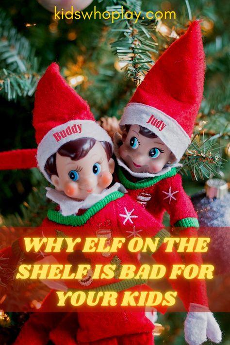 Elf on the Shelf teaches kids the wrong ideas about behavior and the nature of gifts! Instead, opt for some positive Christmas traditions. Family Traditions, On The Shelf, Christmas Traditions, Elf On The Shelf, Teaching Kids, Elf, Parenting, Shelves, Holiday Decor