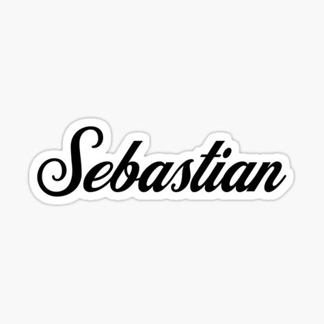 Sebastian Stylish Retro Vintage Handwriting Name design is great gift idea for people whose name is Sebastian. • Millions of unique designs by independent artists. Find your thing. Sebastian Name, Vintage Hand Lettering, Alfabeto Lettering, Stylish Handwriting, Vintage Handwriting, Family Quotes Tattoos, Cute Writing, Stylish Name, Name Tattoo Designs