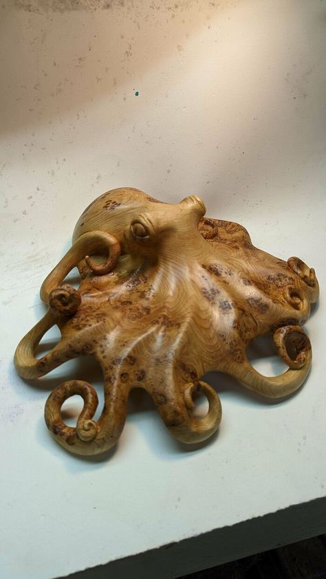 Rustic Bookshelves, Northern White Cedar, Home Building Tips, Octopus Art, Carving Wood, Building Tips, Wood Carving Designs, Wood Project, Burl Wood