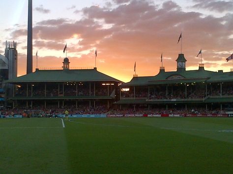 Sunset at the Sydney Cricket Ground Sydney Cricket Ground, Cricket Ground, New York Apartment, Soccer Field, Sydney, Australia, Apartment, New York, Art