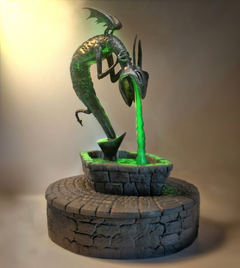 Every "The Nightmare Before Christmas" fanatic out there are sure to love this fan recreation Halloween Town fountain!    Included here are all the STL files you'll need to make a working desktop fountain (mini-pump not included of course!), or just an awesome desktop prop.     Note: If you decide to make a fountain then you'll need to use some Epoxy sculpt to close the hole at the bottom of the fountain to make it water tight after installing your pump of choice.    We recommend printing the Gargoyle Epoxy Sculpt, Desktop Fountain, Outfit Creator, Diy Fountain, Nightmare Before Christmas Halloween, 3d Printing Projects, Holiday Village, The Fountain, Diy Valentines Gifts