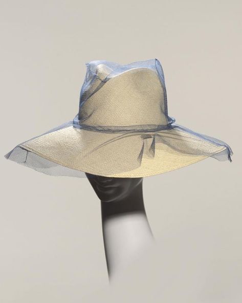 Runway Hats, Tulle Hat, Fantasy Accessories, Miss Jones, Stephen Jones, Funky Hats, Hats Summer, Hat Style, Hat Ideas