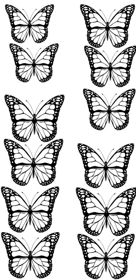 Butterfly Printable Black And White, Butterfly Aesthetic Printable, Butterfly Drawing Printable, Butterfly Cutouts Printable, Butterfly Cutout Template, Butterfly Stencil Printable, Butterfly Pictures Printable, Butterfly Images Printable, Butterfly Outline Printable