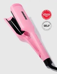 Trademark Beauty Babe Waves X, 2 Barrel Curling Iron Hair Waver, 1.25" Quick Heat, Adjustable Temperature Hair Curler, Perfect Beach Waves, Hair Styling Tools, Pink, Crimper, Lightweight Beach Waves Hair, Perfect Beach Waves, Barrel Curling Iron, Waves Hair, Hair Waver, Iron Hair, Hair Styling Tools, Hair Iron, Hair Curler