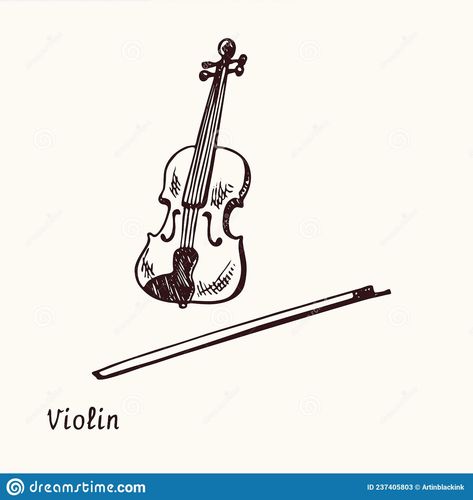 Illustration about Violin. Ink black and white doodle drawing in woodcut style with inscription. Illustration of engraving, line, hand - 237405803 Violin Doodle, Violin Illustration, Violin Drawing, Lil Tattoos, Violin Tattoo, White Doodle, Guitar Drawing, Inktober 2024, Invite Design