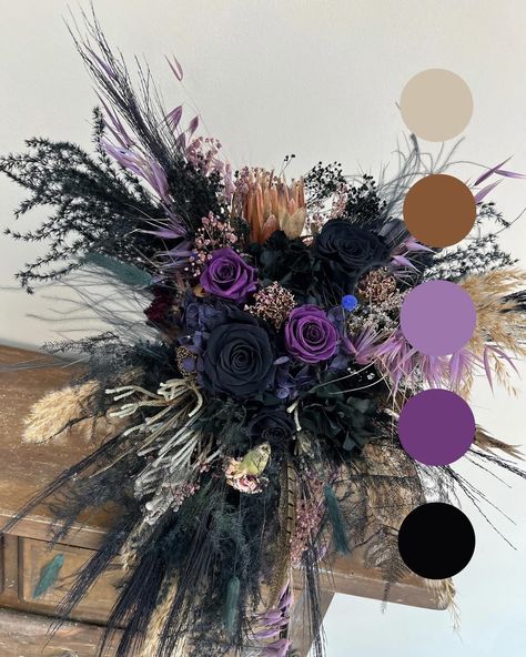 Prepare for your moody wedding with our bouquets with a black color base combined with other vibrant colors🖤 Find your perfect bouquet on our Etsy shop, or reach out to us directly to create your ideal arrangement!🌷🍉☀️🍓🏖️ #wedding #WeddingBouquet #boutonniere #WeddingInspiration #wedding2024 #wedding2025 #BohoWedding #burgundywedding #WeddingFlowers #bride #bridesmaids #love #marriage #WeddingFlowers #weddinguk #burgundywedding #moodywedding Moody Wedding Flowers, Boho Glam Wedding, Moody Wedding, Boho Glam, Love Marriage, Boho Bridal, Burgundy Wedding, Boutonniere, Boho Wedding