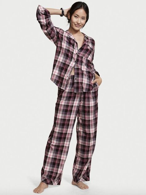 Lingerie Catalog, Plaid Pajama Pants, Victoria Secret Pajamas, Drawstring Waist Shorts, Holiday Plaid, Flannel Pajama Sets, Striped Pyjamas, Plaid Pajamas, Flannel Pajamas