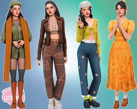 Sims Creations by Lizzisimss on Tumblr Fox Socks, Sims 4 Cas Mods, Sims Clothes, Pelo Sims, Sims 4 Mm Cc, Sims 4 Cc Folder, Sims 4 House Design, Sims 4 Teen, Patreon Logo