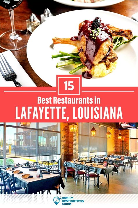 Want to see the best restaurants in Lafayette, LA? We’re FamilyDestinationsGuide, and we’re here to help: From incredible brunch spots and amazing places to eat dinner, to local foodie spots and hidden gems, discover the BEST Lafayette restaurants - so you get memories that last a lifetime! #lafayette #lafayetterestaurants #restaurantsinlafayette #bestrestaurantsinlafayette #placestoeatlafayette Louisiana Seafood, Louisiana Crawfish, Louisiana Travel, Lafayette Louisiana, Lafayette La, Tapas Bar, Lake Charles, Food Places, Best Places To Eat