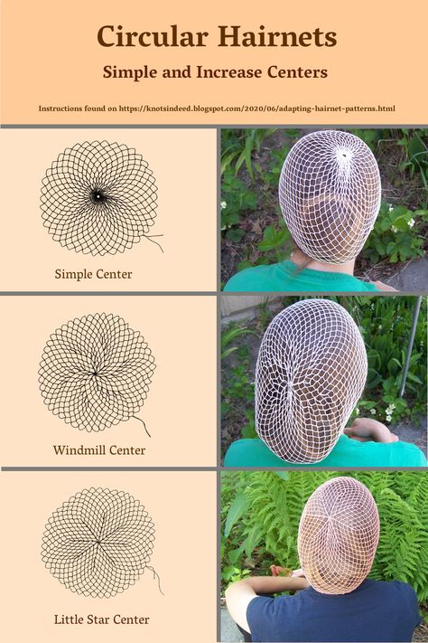 Crochet Net Stitch Patterns, Crochet Mesh Circle, Crochet Net Pattern, Crochet Hair Nets Free Pattern, Hair Netting, Hair Net Pattern, Crochet Hairnet, Crochet Hair Net, Crochet Hair Net Snood Free Pattern