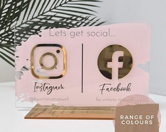 Mirror Signs, Salon Signs, Social Media Signs, Business Social Media, Lash Room, Pos Display, Business Signage, Acrylic Invitations, Event Branding