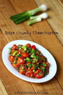 soya chunks Manchurian - Meal maker Manchurian gravy Soya Chunks Recipe Healthy, Soya Chunks Recipe, Manchurian Gravy, Soya Recipe, Chicken Manchurian, Soya Chunks, Manchurian Recipe, Protein Rich Snacks, Indian Veg Recipes