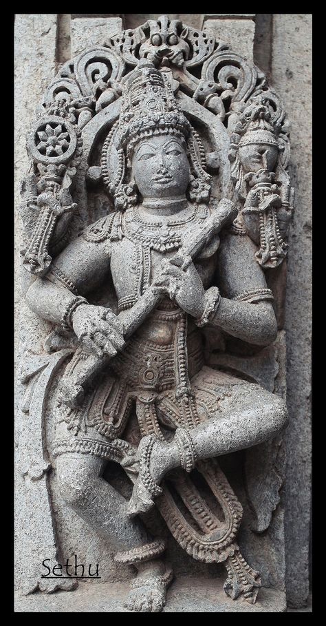 Hoysala Sculpture, Hoysala Temple, Temple Carvings, Chennakeshava Temple, Ancient India Map, Temple Sculpture, Hoysala Architecture, Temple Drawing, Historical Sculptures