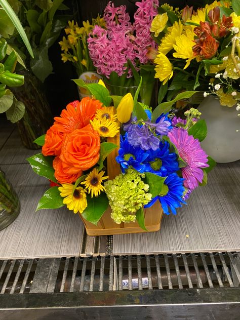 Pride floral arrangement #color #pride #flowers #rainbow Pride Flowers, Flowers Rainbow, Happy Pride Month, Happy Pride, Pride Month, Floral Arrangement, Floral Arrangements, Rainbow, Flowers