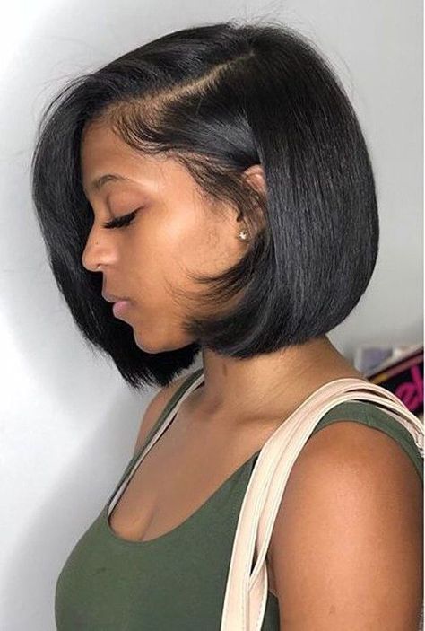 Highlight Bob, Hair Diy, Peinados Fáciles Para Cabello Corto, Short Black Hairstyles, Penteado Cabelo Curto, Black Hairstyles, Real Hair, Short Haircut, Shoulder Length Hair