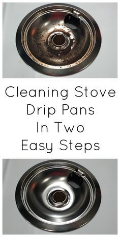 Clean Drip Pans, Stove Drip Pans, How To Clean Oven, Cleaning Stove, How To Clean Kitchen, Clean Stove Burners, Clean Hacks, Clean Stove Top, Homemade Toilet Cleaner