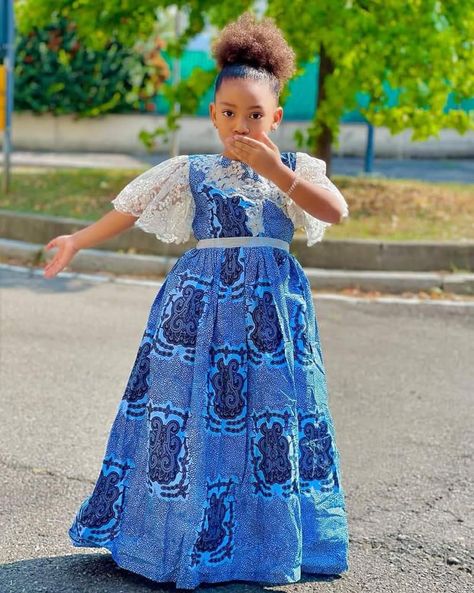 Latest Children Ankara Gown, Ankara Styles Dresses, Children Ankara Gowns, Ankara Styles For Children, Best Ankara Styles, Styles For Children, African Kids Clothes, Ankara Styles For Kids