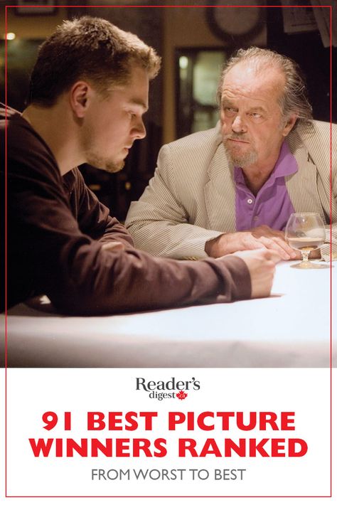 Some Oscar Best Picture winners have been obvious shoo-ins, but others left us scratching our heads. Where do your favourite films place on our list celebrating 91 years of the Academy Awards? Oscar Movies List, Classic Movies To Watch List, It Happened One Night, Driving Miss Daisy, The English Patient, Oscar Winning Movies, Film Critic, Movie To Watch List, Oscar Award