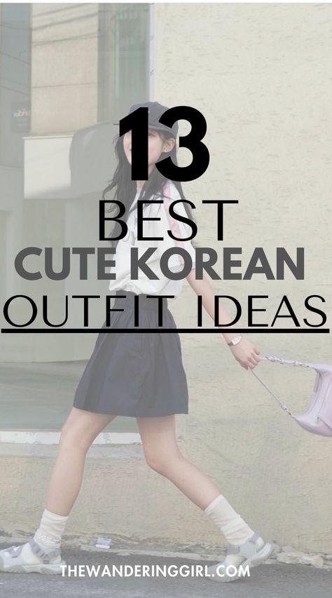 Save this pin for korean outfits, cute korean outfit, korean outfit street styles korean, outfit street styles black, korean outfit streetwear, casual korean outfit, korean outfit aesthetics, korean outfit spring, comfy korean outfit, korean style, kpop outfit, kdrama outfit, korean outfits elegant, korean ootd, and what to wear with korean outfit and more! Asian Casual Outfits, Korean Outfits Elegant, Asian Outfits Korean Fashion, Korean Outfits Cute, Kdrama Outfits Women, Black Korean Outfit, Simple Korean Outfits, Comfy Korean Outfits, Korean Outfit Ideas