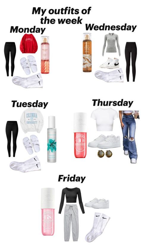 What I wore this week! Outfits Of The Week, Weekly Outfits, My Day, Day Off, What I Wore, Fitness Inspo, Well Being, The Things, Things That