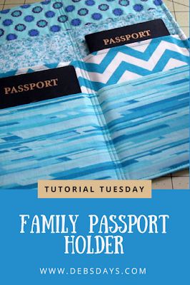 Passport Holder Diy Sewing, Diy Passport Holder, Sewing Travel Accessories, Passport Holder Pattern, Sewing Projects Ideas, Family Passport Holder, Family Passport, Diy Travel Accessories, Travel Project