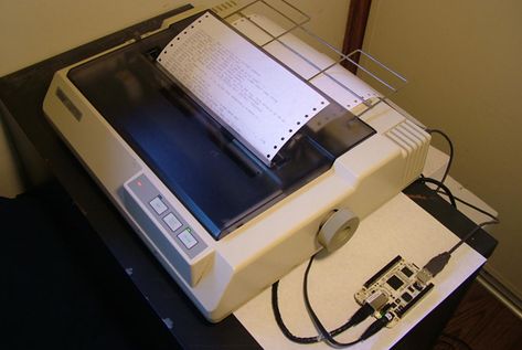 yup had one Matrix Computer, Millennial Nostalgia, Dot Matrix Printer, Cool Experiments, Control Room, Computer Tower, Computer History, Raspberry Pi Projects, Pi Projects