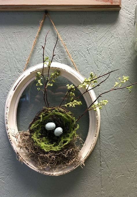 Bird Nest Craft, Diy Spring Wreath, Spring Easter Crafts, Spring Wreaths, Spring Easter Decor, Deco Floral, The Nest, Spring Diy, Spring Inspiration