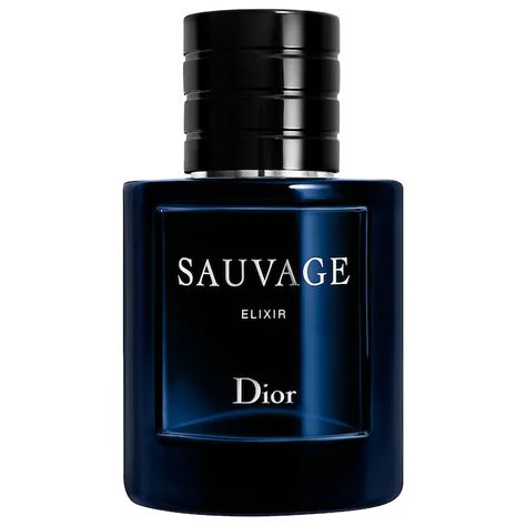 Sauvage Elixir - Dior | Sephora Dior Sauvage Elixir, Perfume 212 Vip, Perfume Dior, Perfume 212, Dior Parfum, Dior Sauvage, Blue Glass Bottles, Fragrance Cologne, Perfume Floral