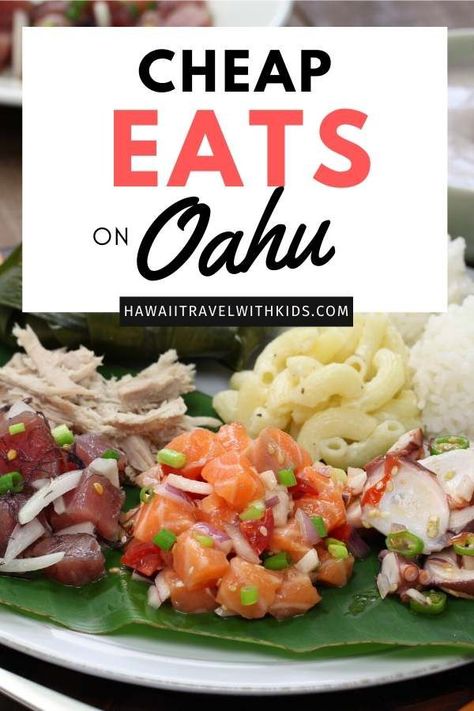 Food Hawaii, Mermaid Cave, Things To Do In Oahu, Pre Made Meals, Oahu Vacation, Kalua Pork, Oahu Travel, Best Chinese Food, Plate Lunch