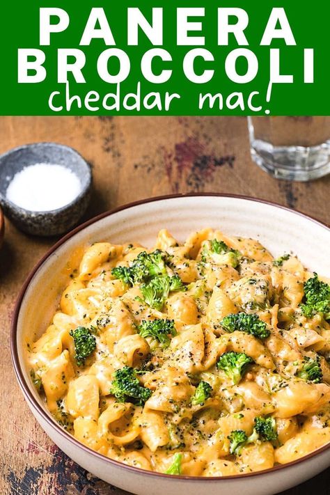 Broccoli Mac And Cheese Recipe, Broccoli Mac And Cheese, Quick Pasta Dishes, Creamy Cheese Sauce, Cheddar Mac And Cheese, Panera Bread, Yummy Pasta Recipes, Pasta Dinner Recipes, Fresh Broccoli